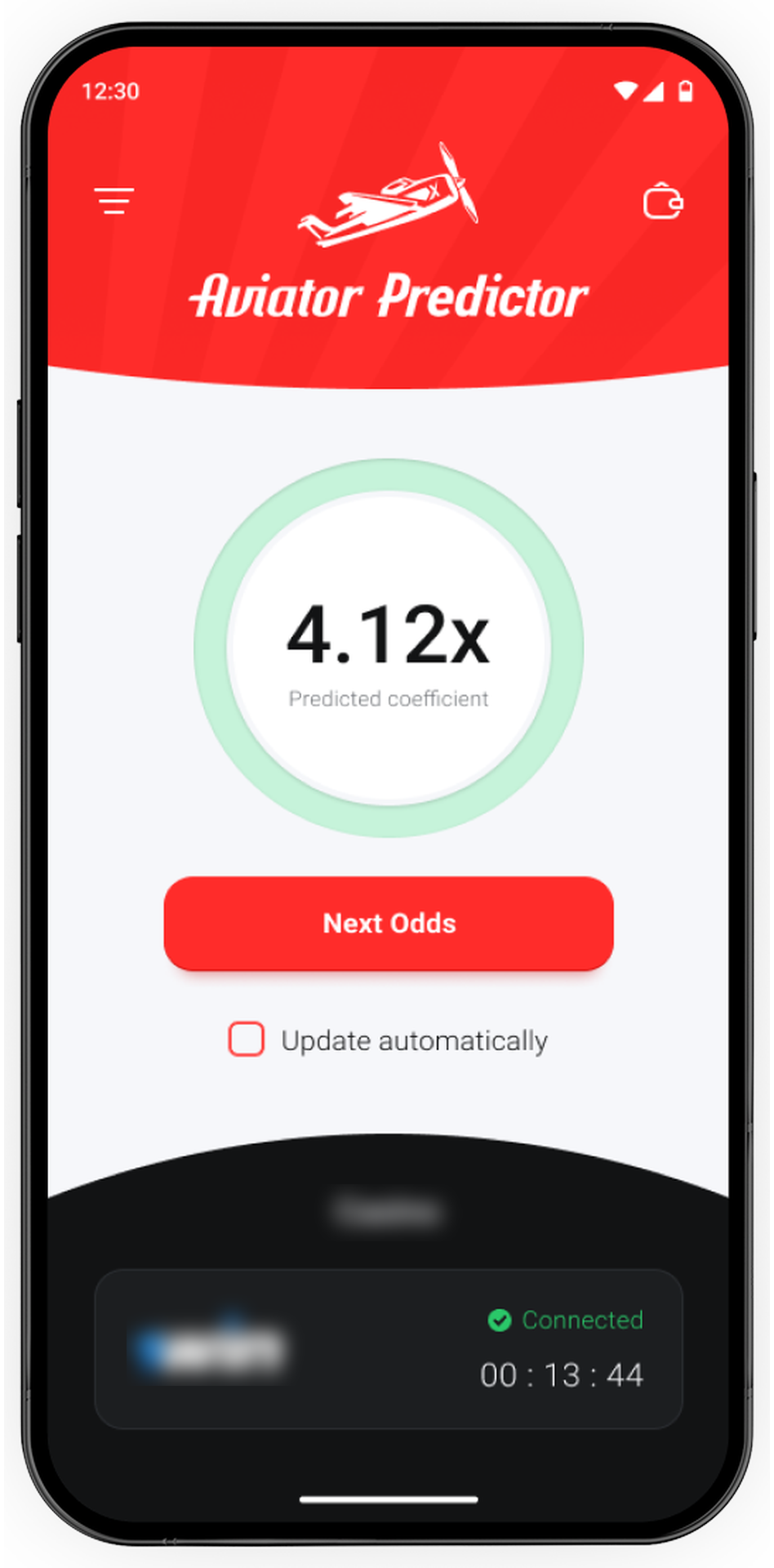 Aviator Predictor APK app screen