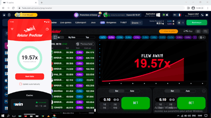 Aviator Predictor next round estimate screen